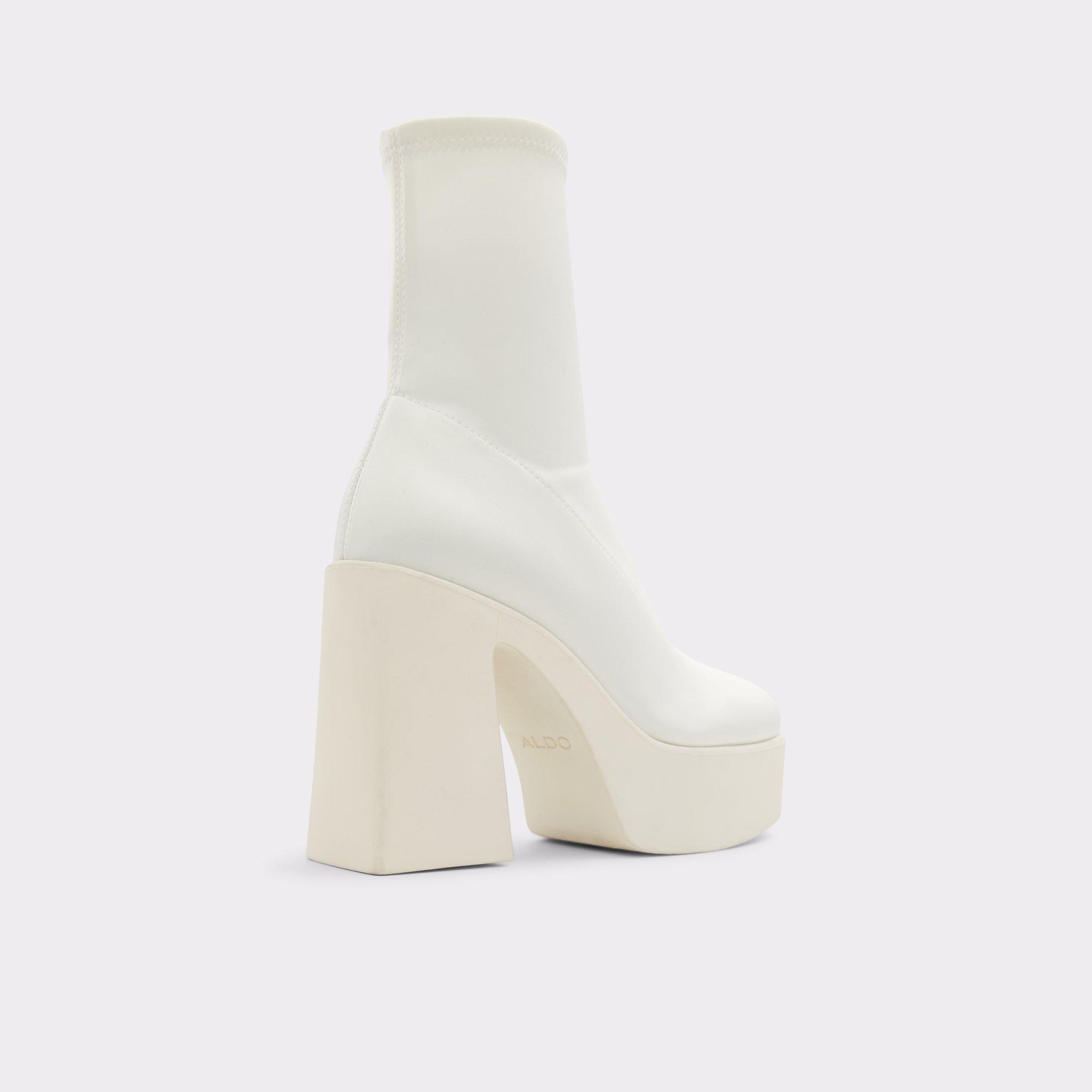 ALDO Grandstep - Women's Dress Boot - White, Size 10 Product Image