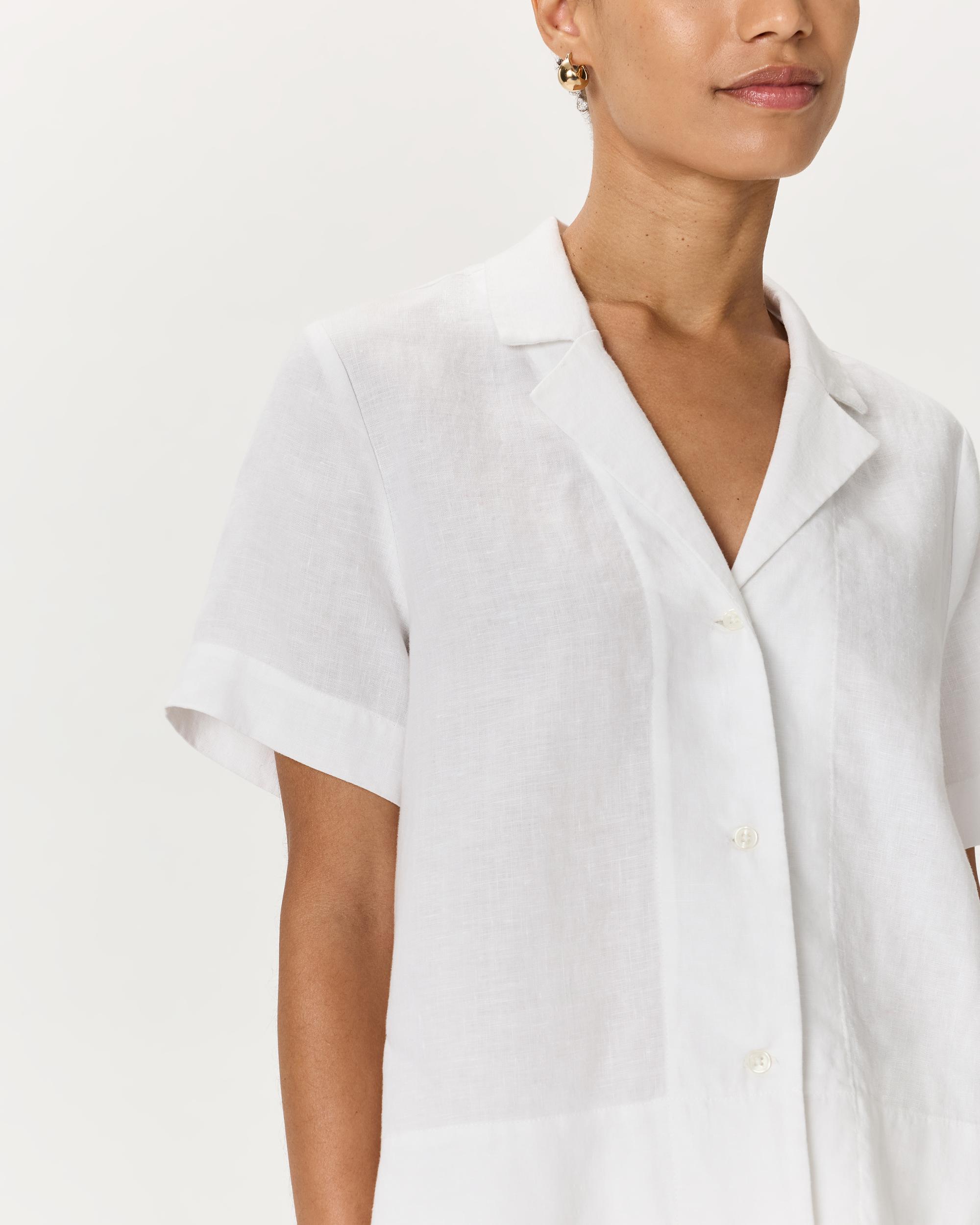 Quince | Women's Short Sleeve Shirt Linen Product Image