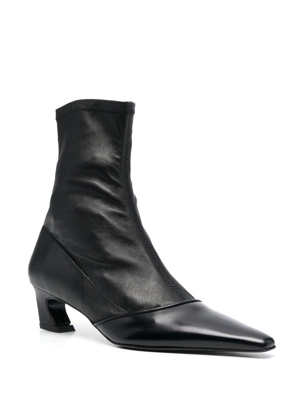 leather ankle boots  Product Image