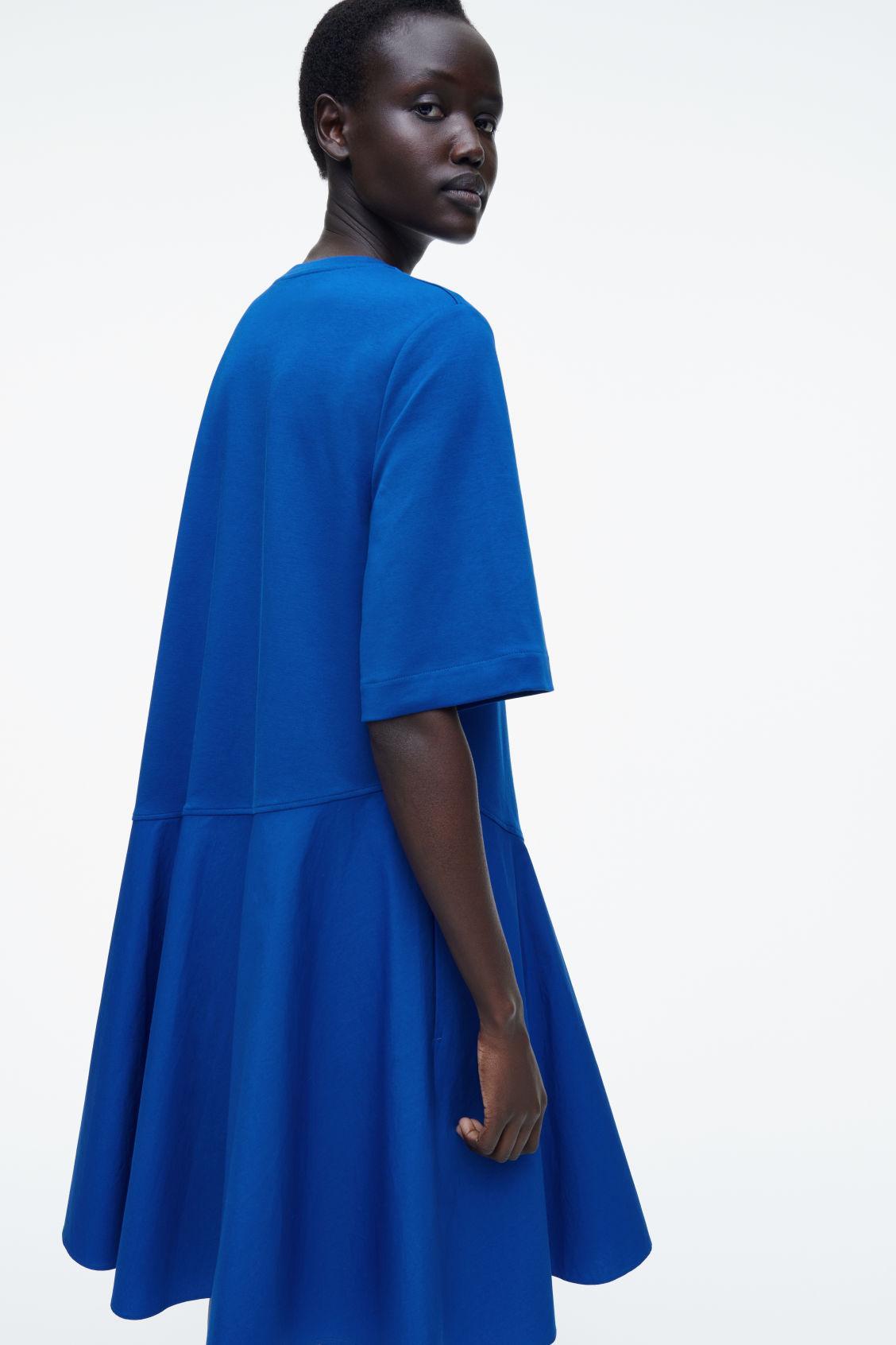 ASYMMETRIC MINI T-SHIRT DRESS Product Image