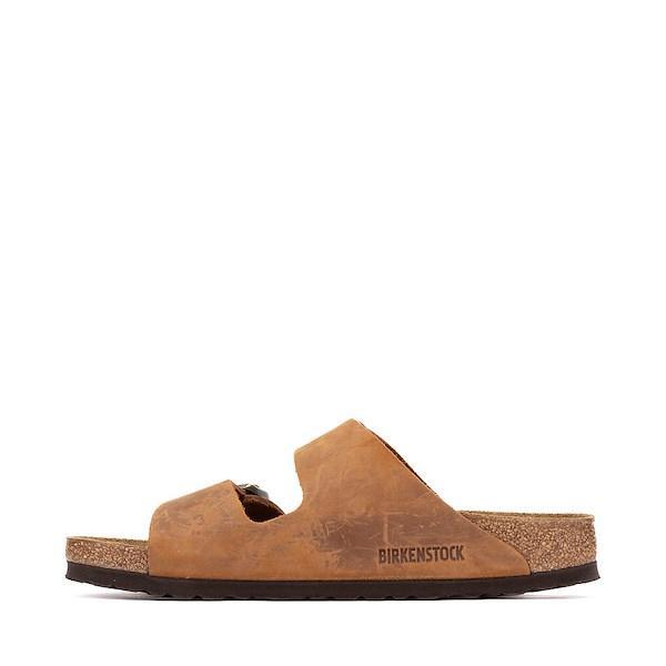Birkenstock Mens Arizona Slide Sandals in Cognac Product Image
