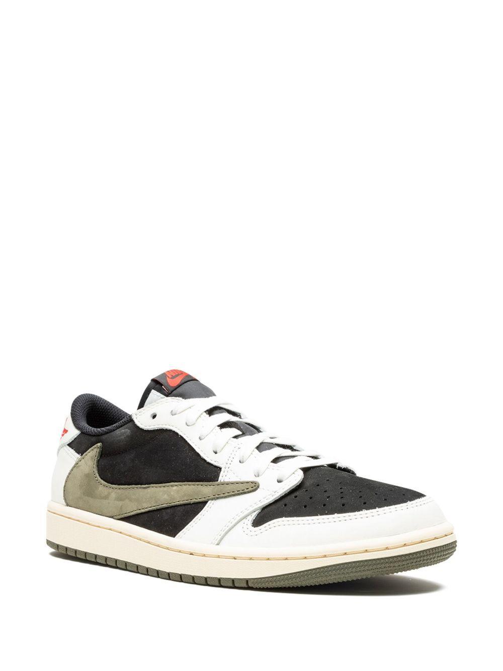 x Travis Scott Air Jordan 1 Low OG "Olive" sneakers Product Image