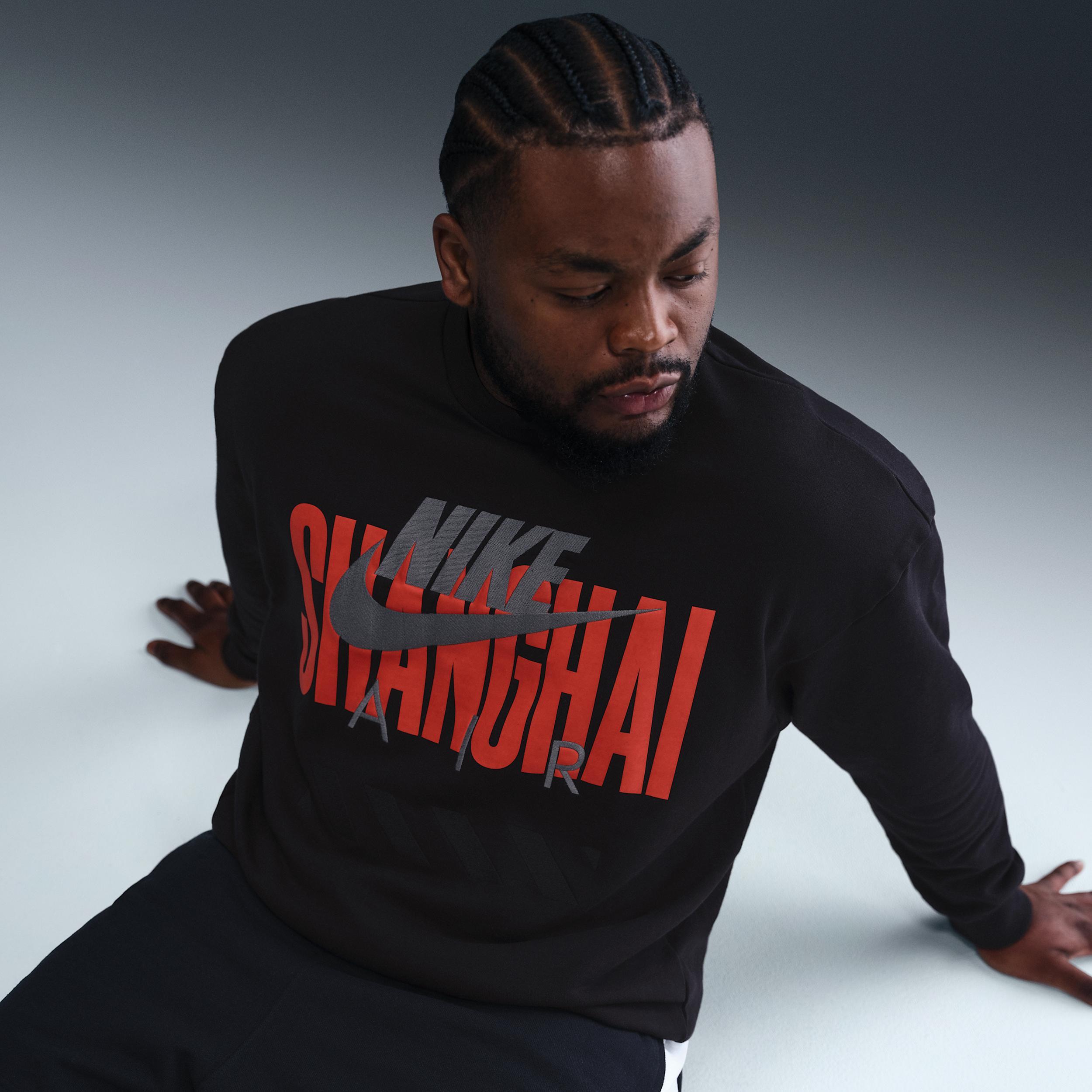 Nike Men's Air "Shanghai" Fleece Crew Product Image