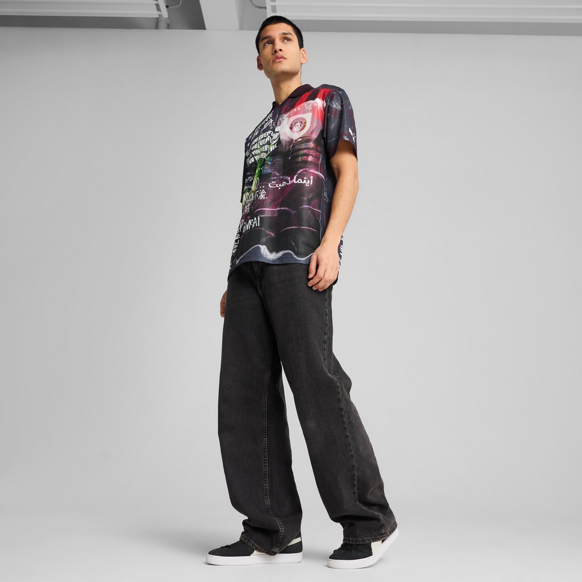 PUMA Manchester City ftblNRGY+ Men's Retro Jersey Product Image