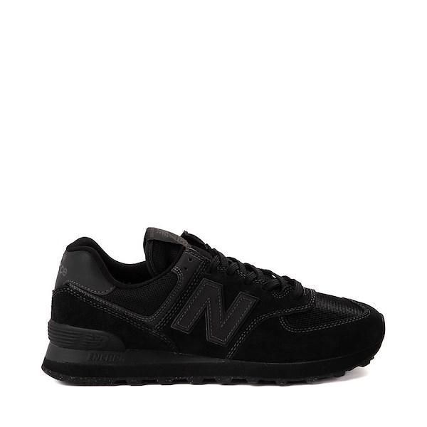 New Balance Mens 574 Core Casual Shoes in Black Product Image