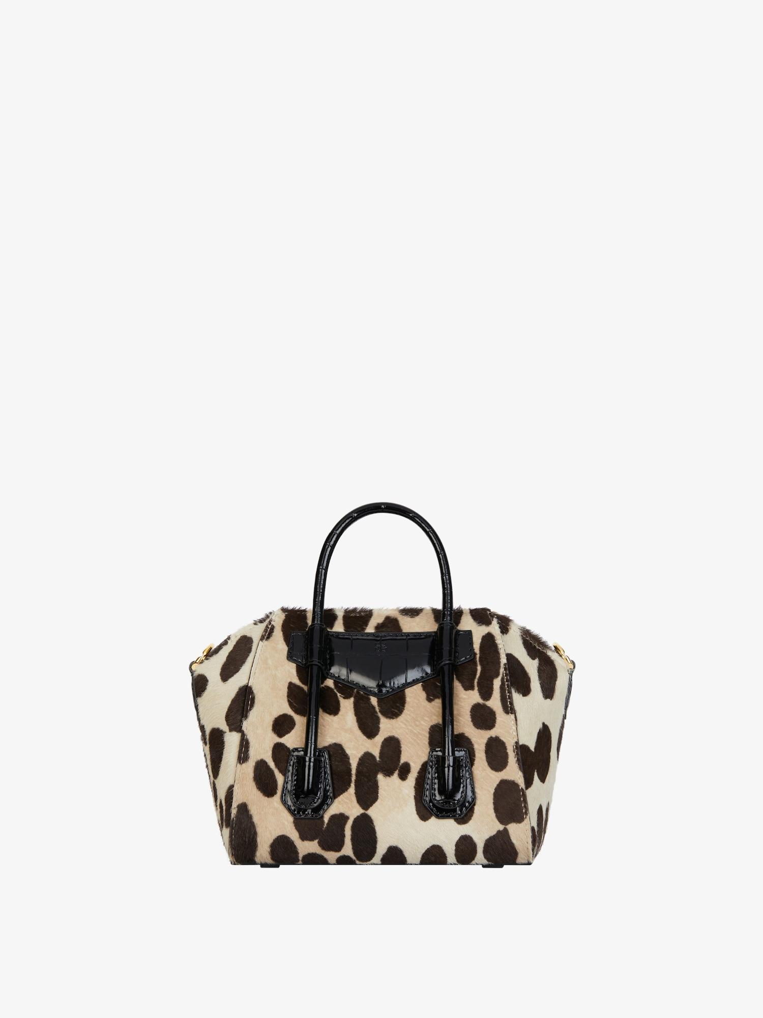 Antigona Toy Lock bag in leopard print pony leather Product Image