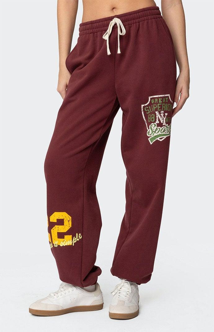 Edikted Women's Bramty Oversized Sweatpants Product Image