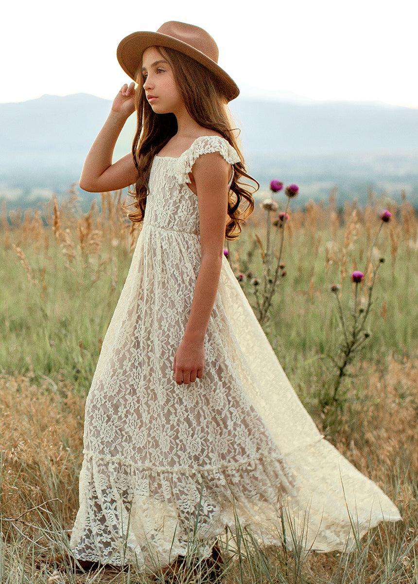 Arly Dress in Birch Girls Product Image