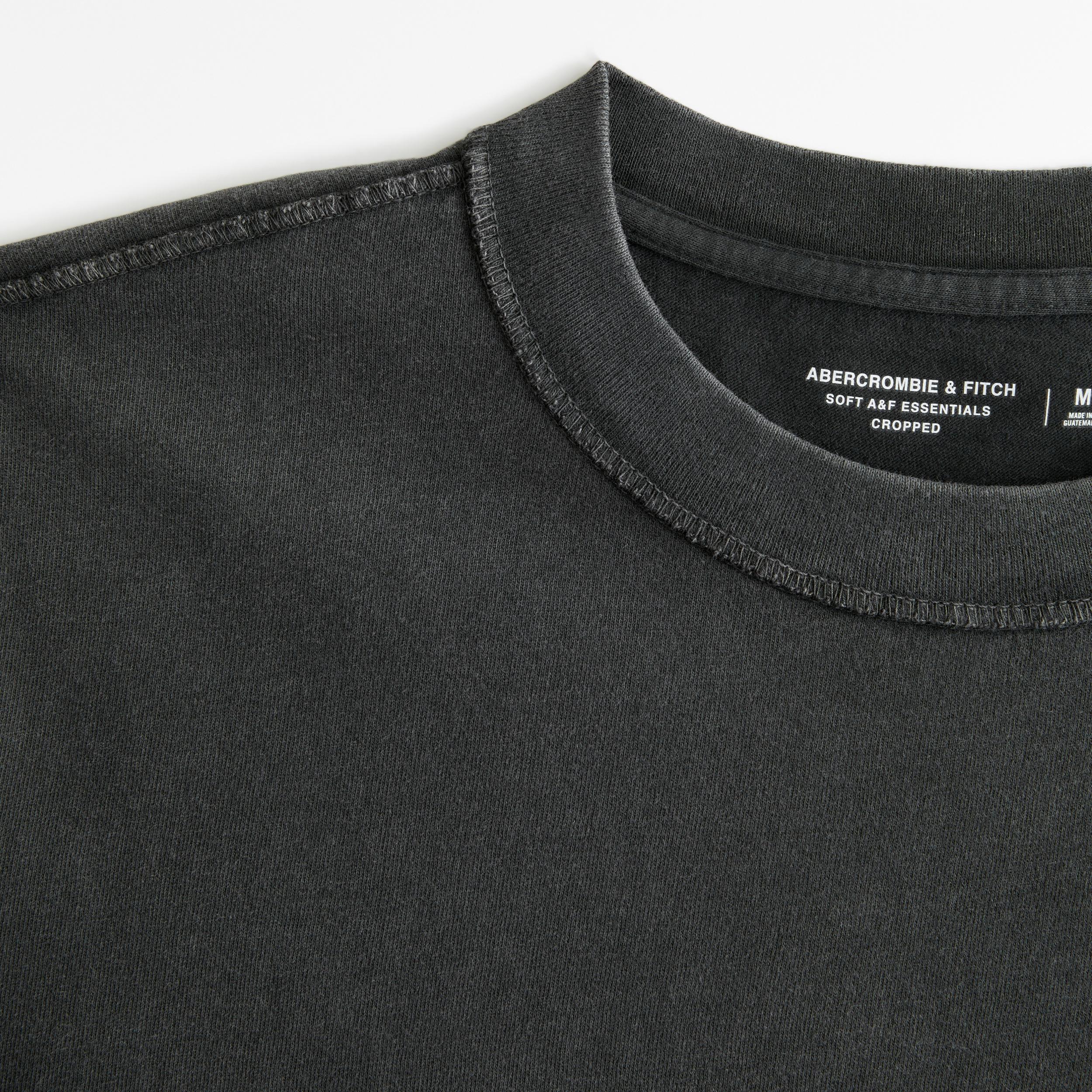 Vintage-Inspired Cropped Tee Product Image