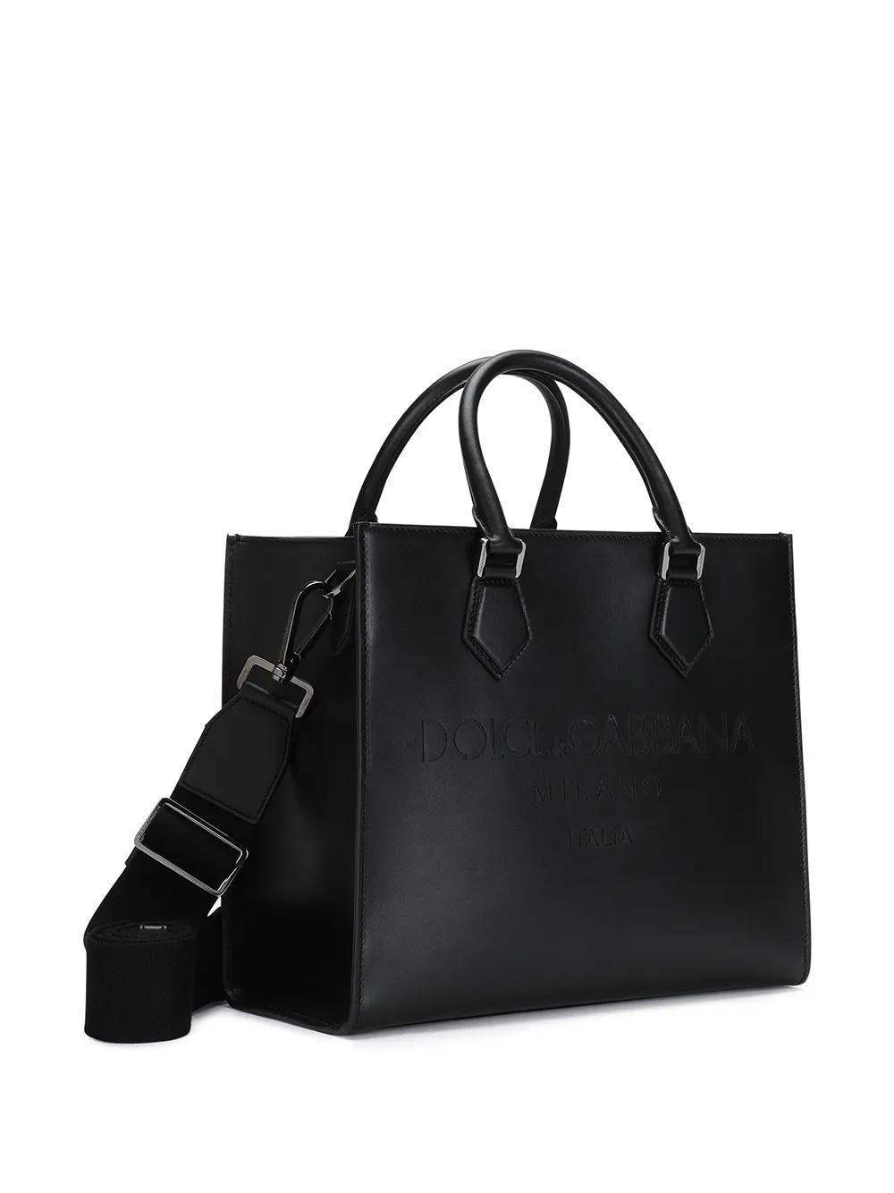 Edge leather tote bag Product Image