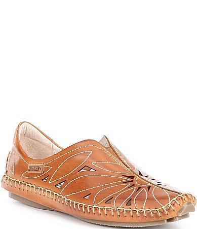 Pikolinos Jerez Floral Leather Cut-Out Detail Slip Product Image
