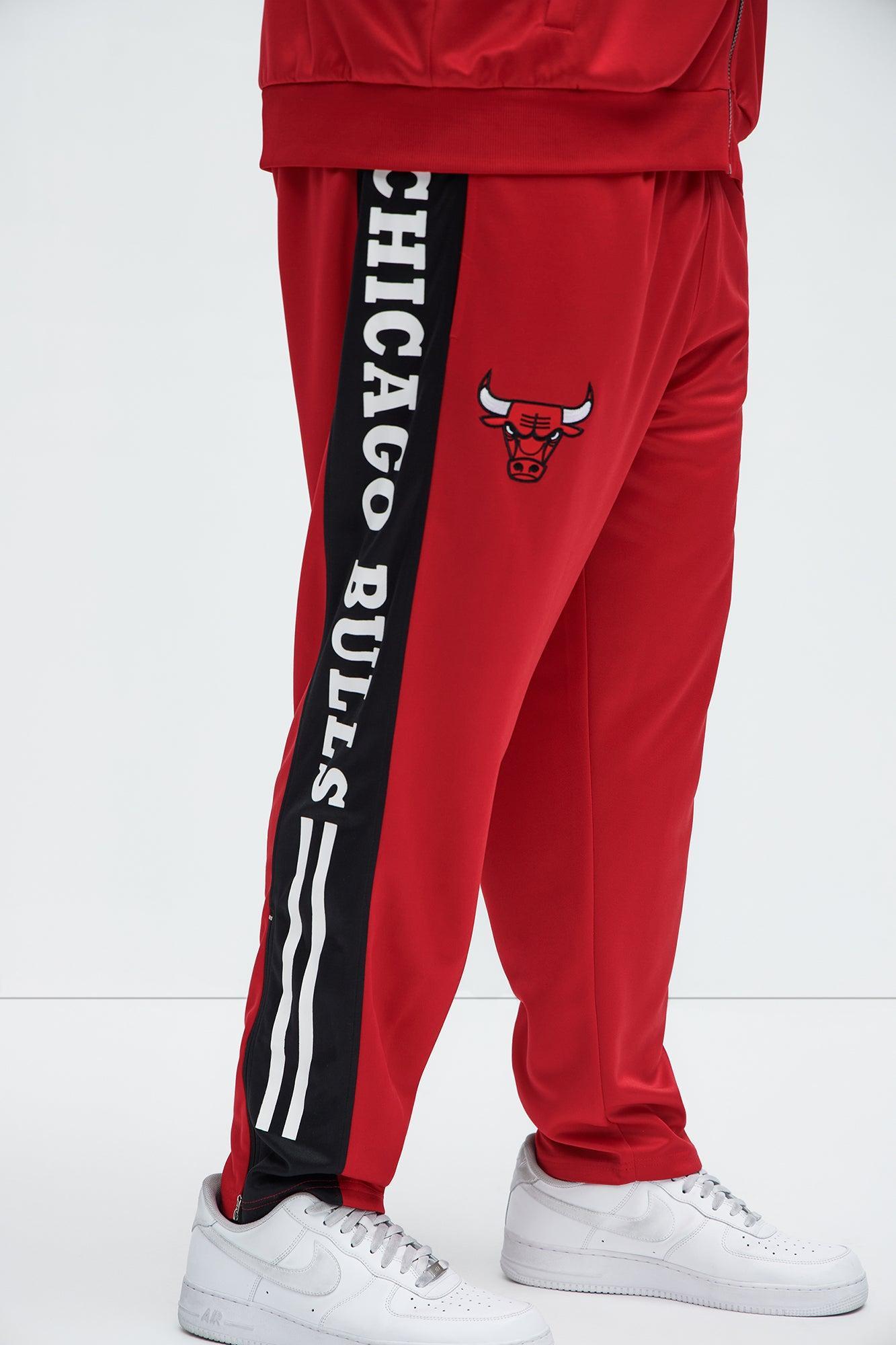 Bulls Stand By Track Pants - Red Product Image