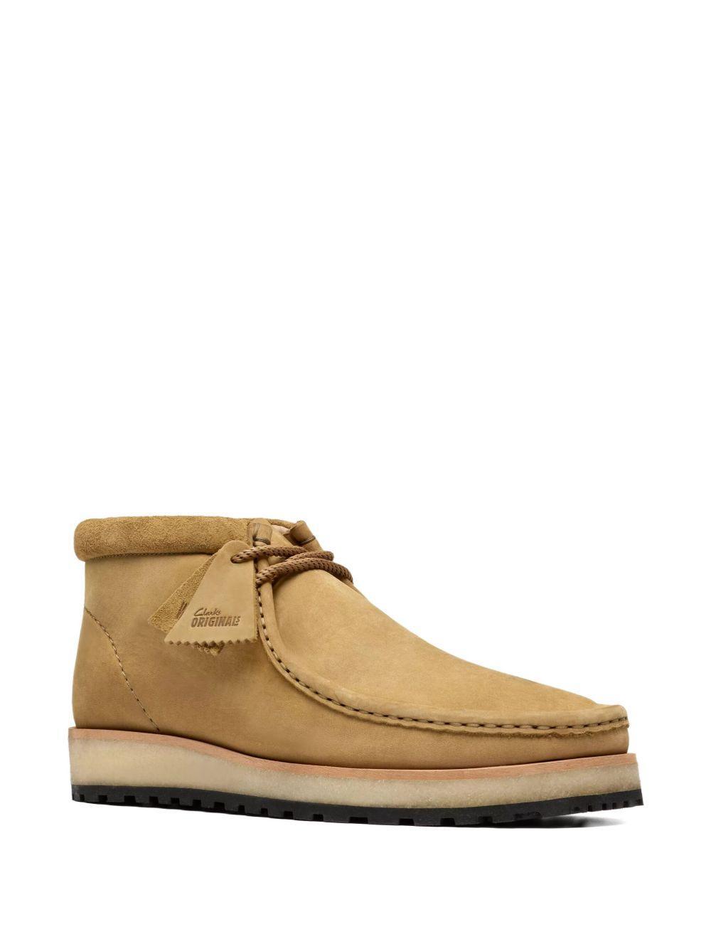 suede lace-up boots Product Image