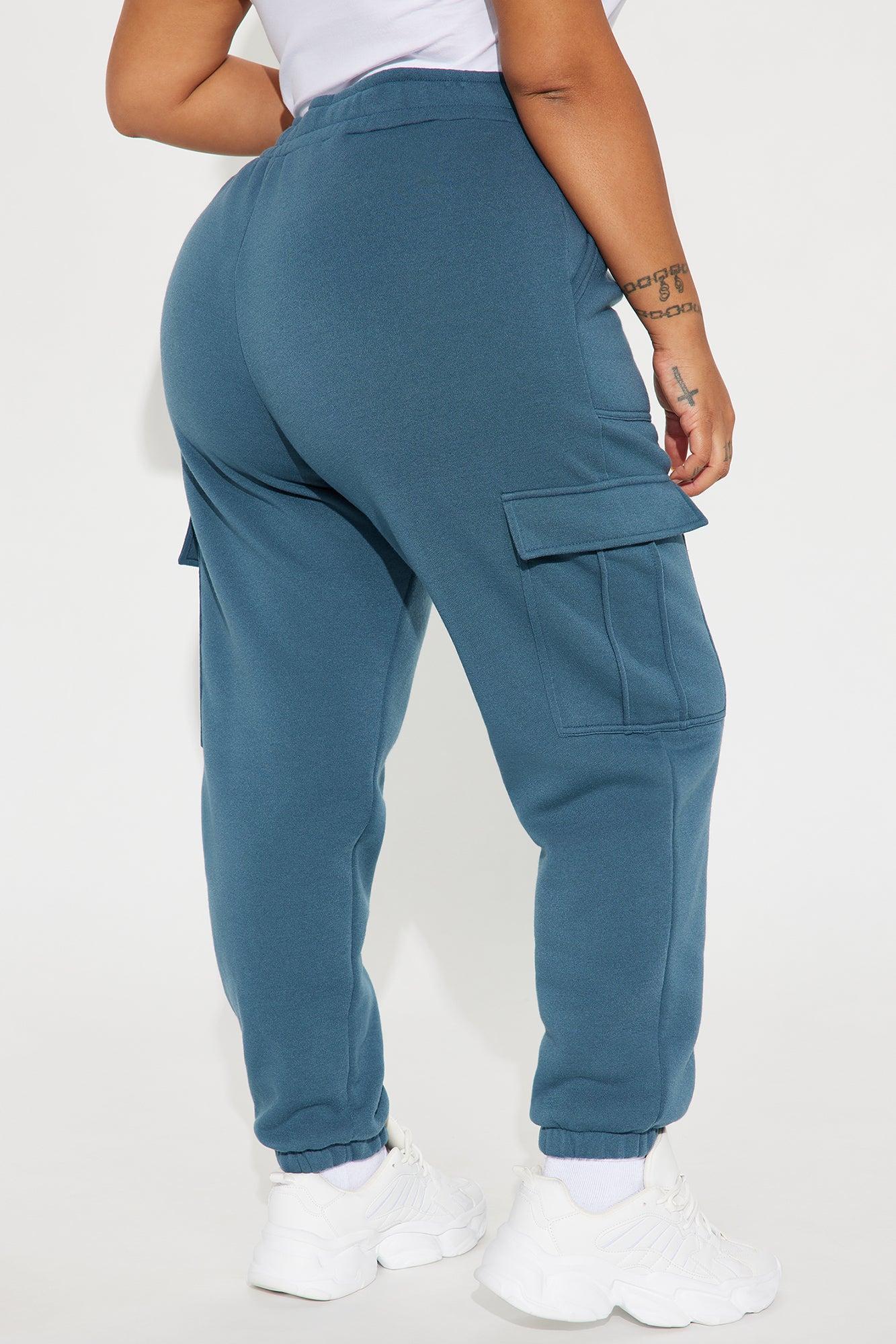 Helen Fleece Lounge Jogger - Blue Product Image