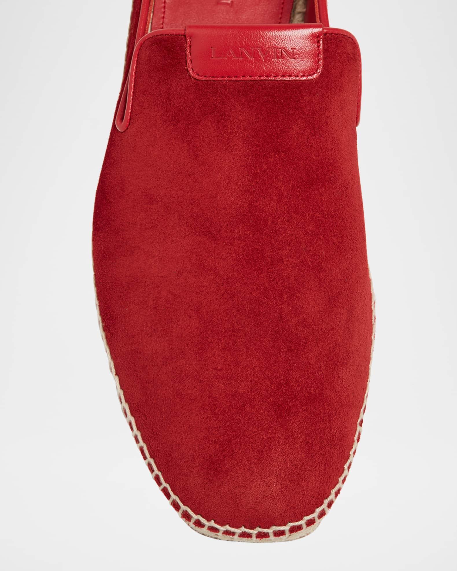 Men's Suede Espadrille Slides Product Image