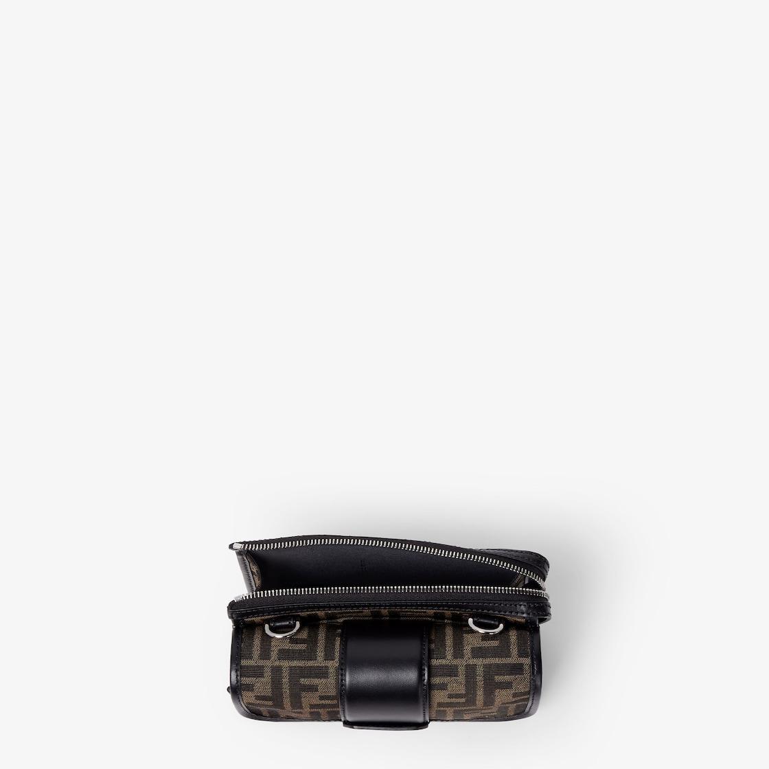 Double BaguetteBrown FF jacquard bag Product Image
