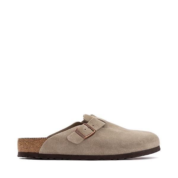 Birkenstock Mens Boston Suede Slide-On Soft Footbed Clogs Product Image