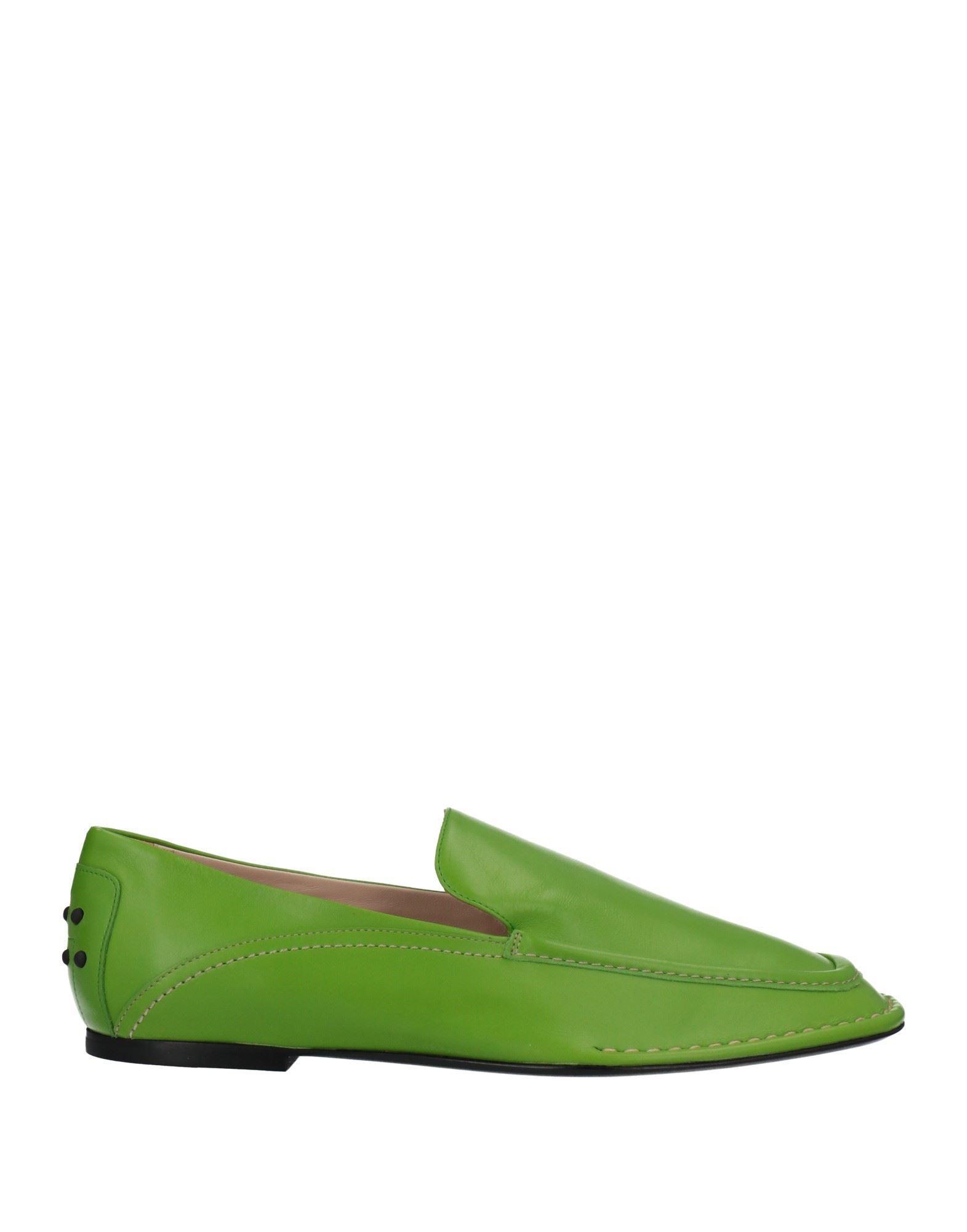 TOD'S Loafers In Green Product Image