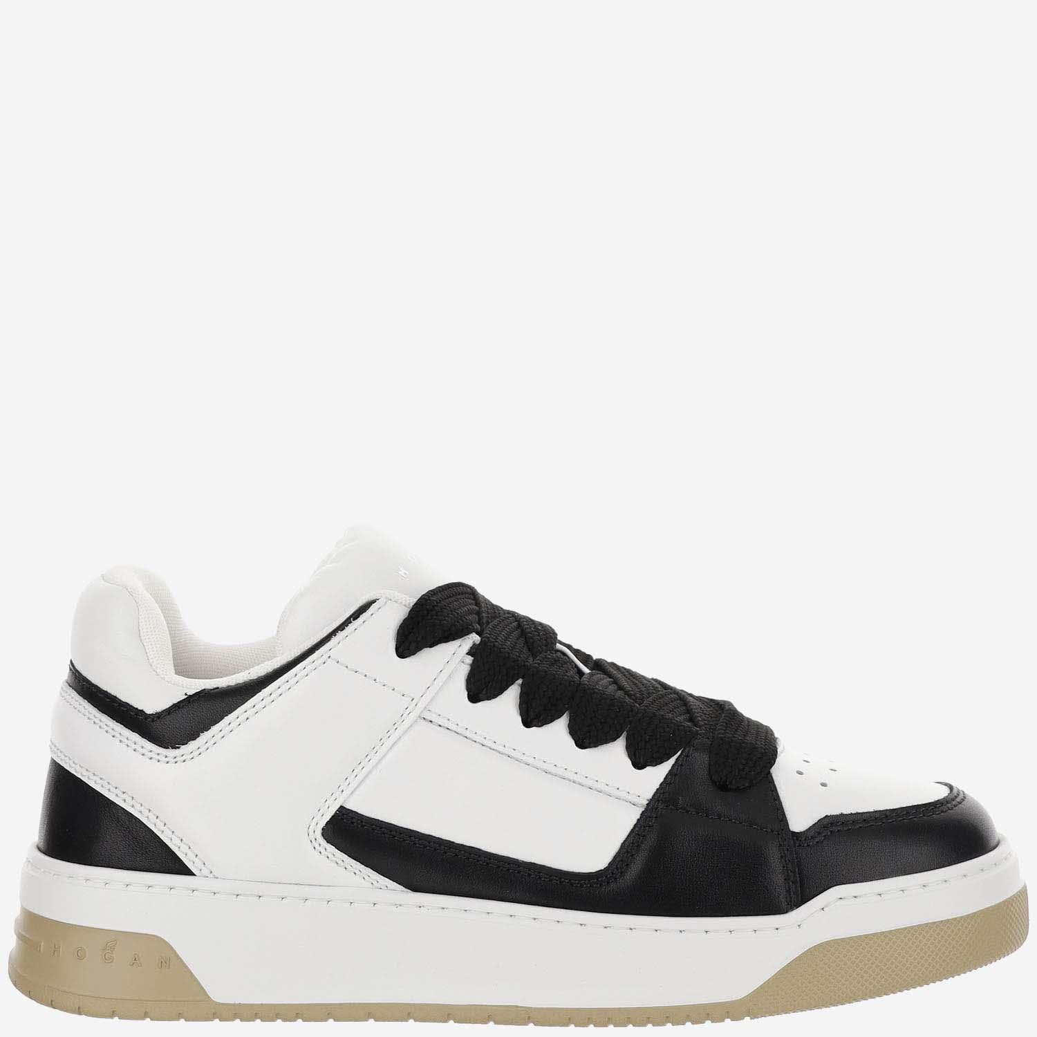 HOGAN Sneakers In Black,white Product Image