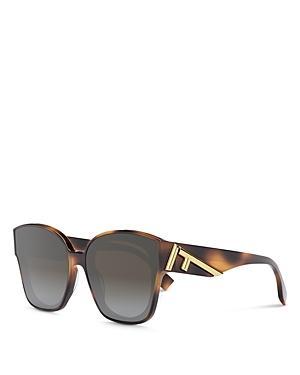 Oversized F Logo Acetate Cat-Eye Sunglasses Product Image