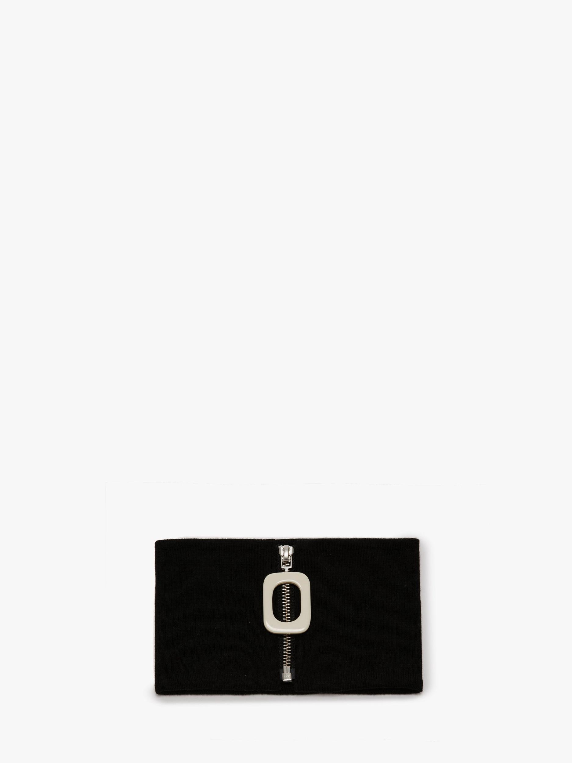 NECKBAND WITH JWA PULLER in black | JW Anderson US  Product Image