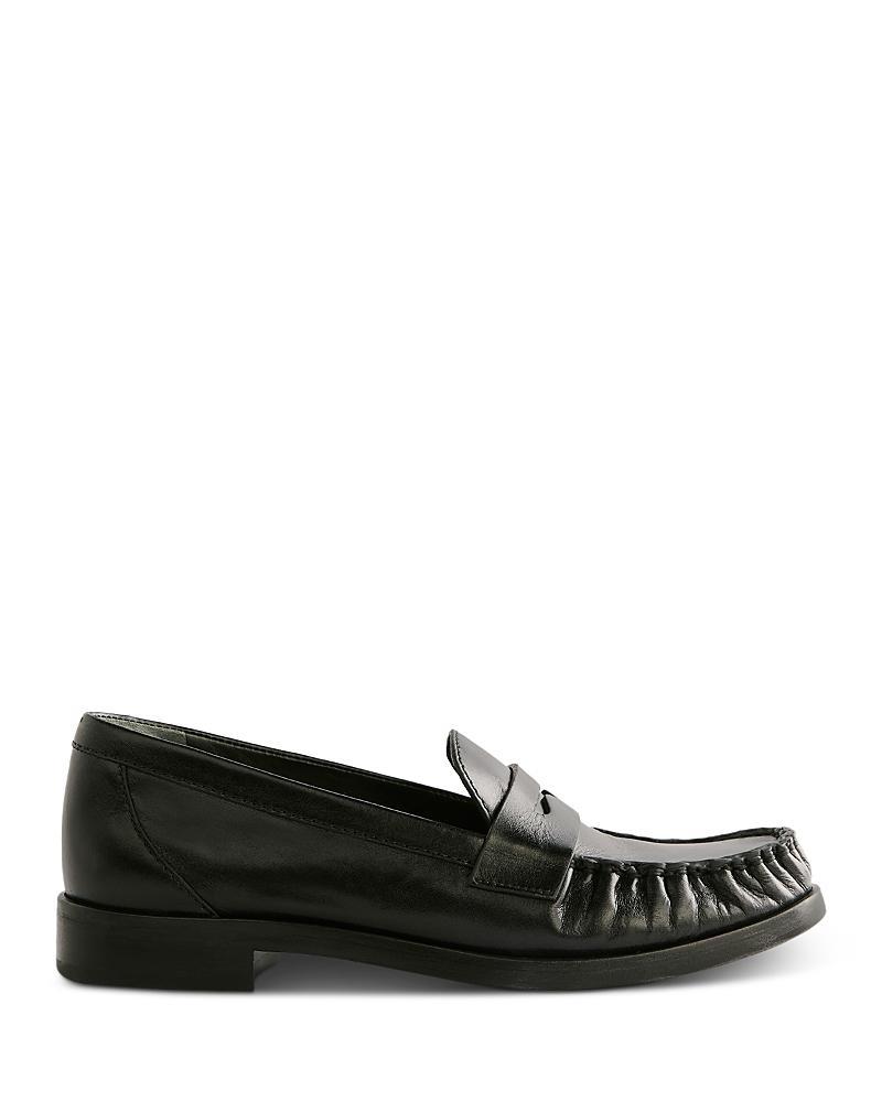 Reformation Womens Ani Ruched Loafer Flats Product Image