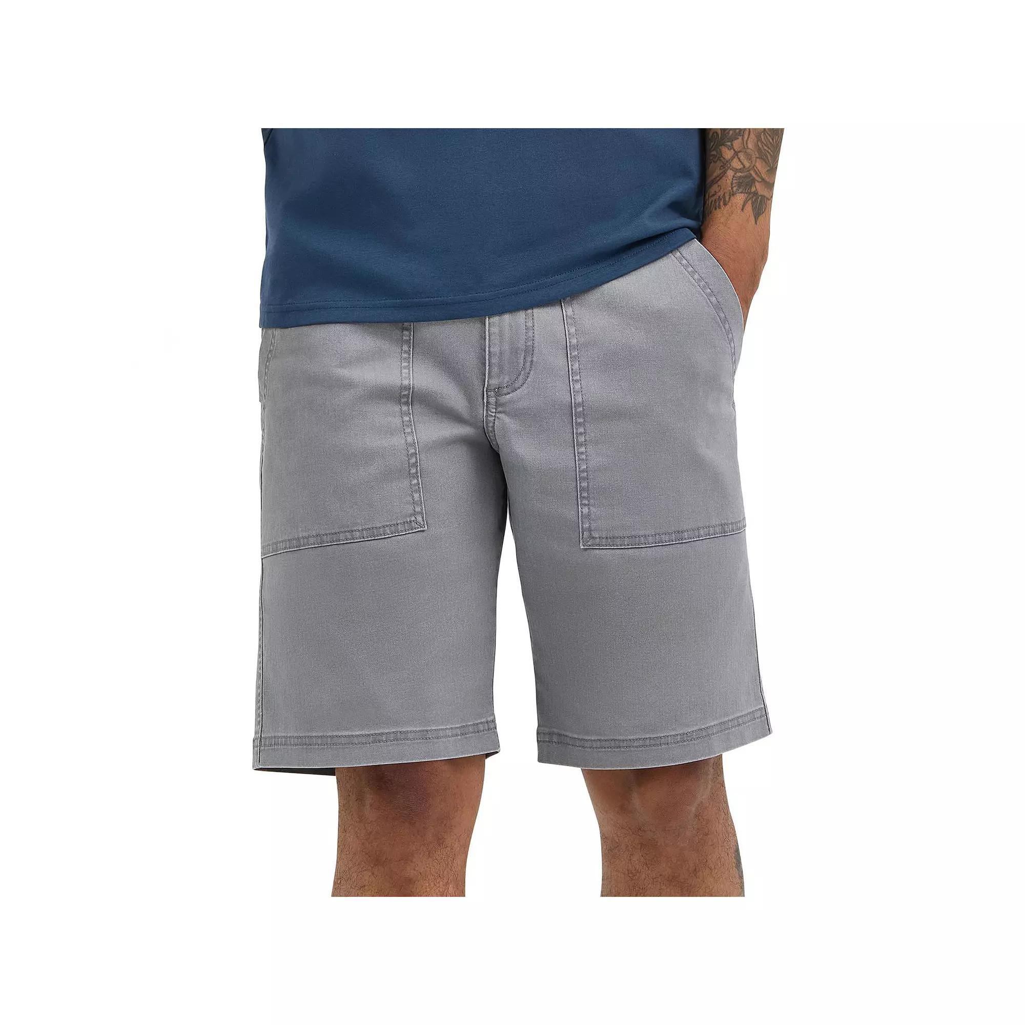 Men's Wrangler 10" Utility Shorts, Size: 33, Gargoyle Product Image