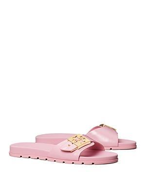 Womens Buckle Slides Sandals Product Image