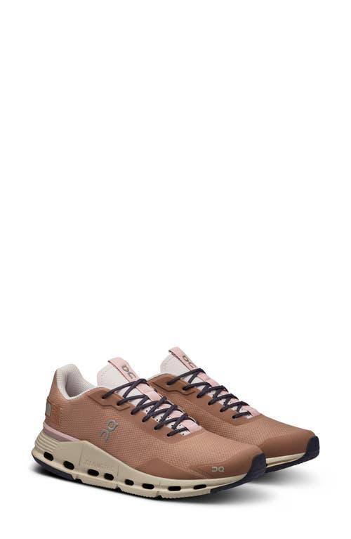 On Womens Cloudnova Form - Running Shoes Orchid/Rosebrown Product Image