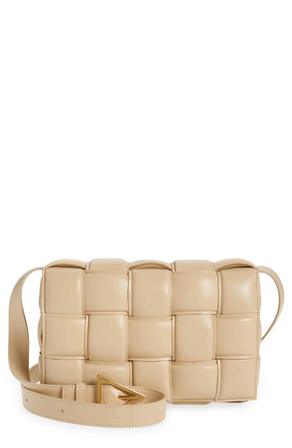 Womens The Cassette Padded Leather Crossbody Bag Product Image