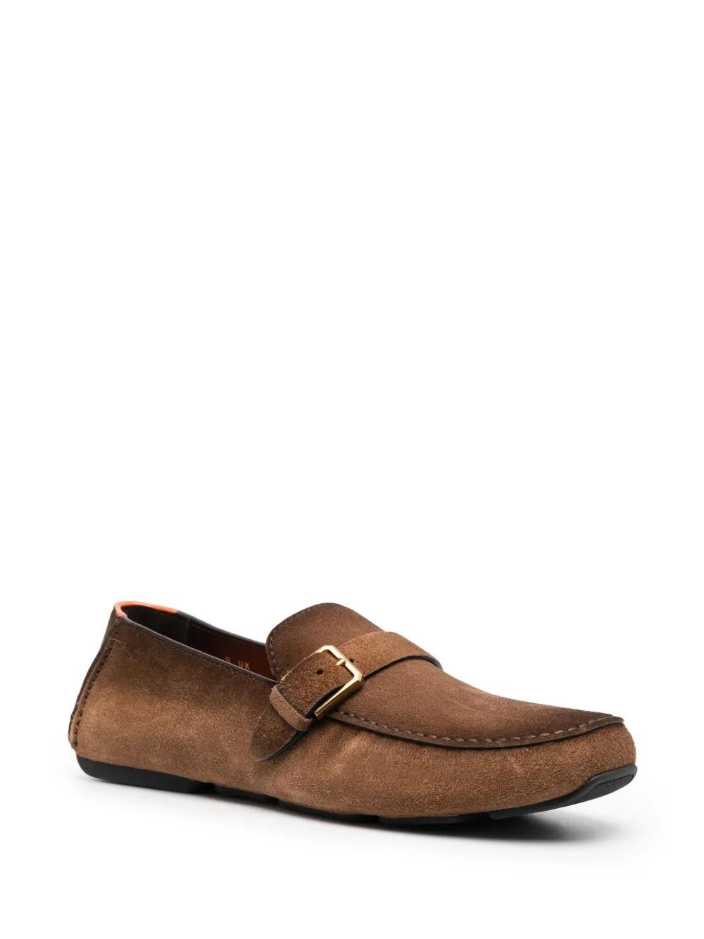 buckle-detail calf-leather loafers Product Image