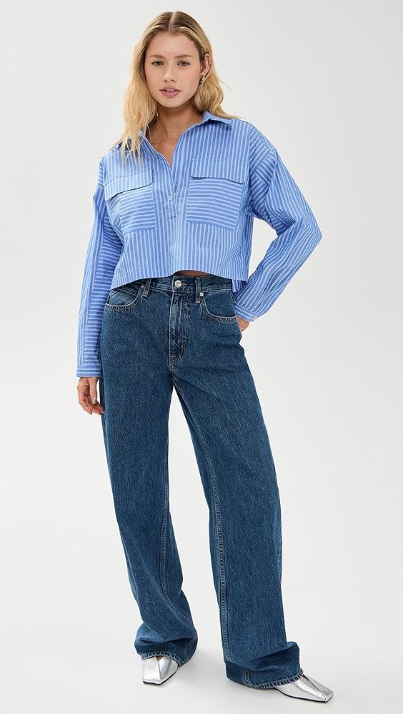 Apiece Apart Cropped Kava Top | Shopbop Product Image