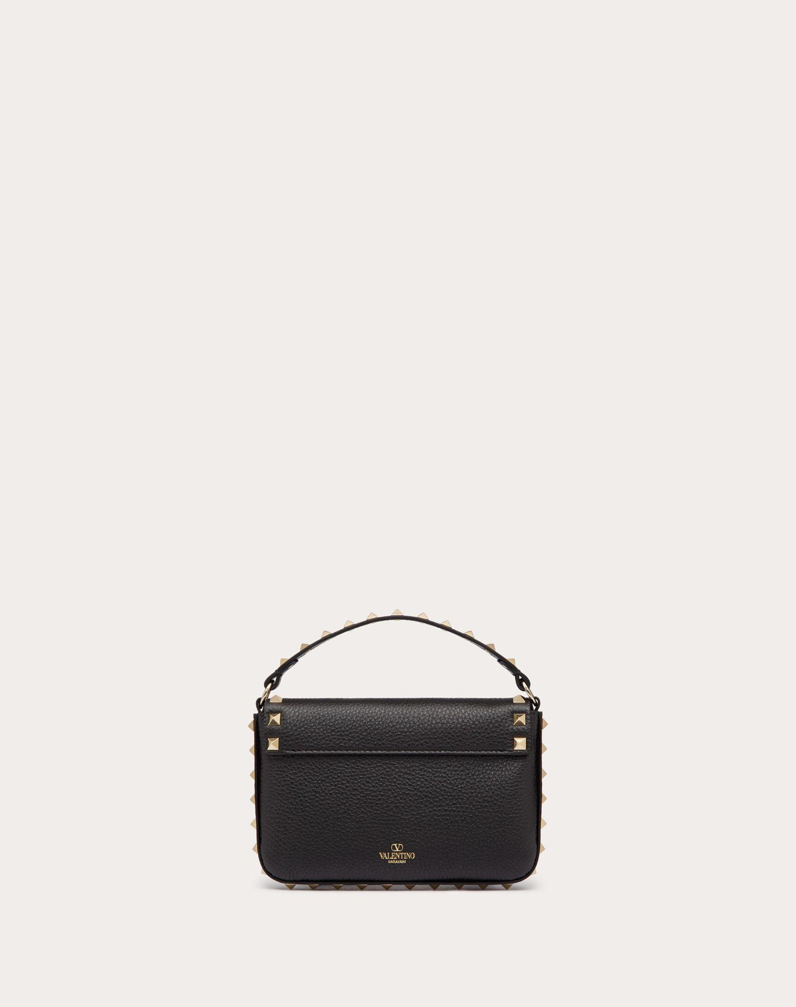 Rockstud Grainy Calfskin Pouch Product Image