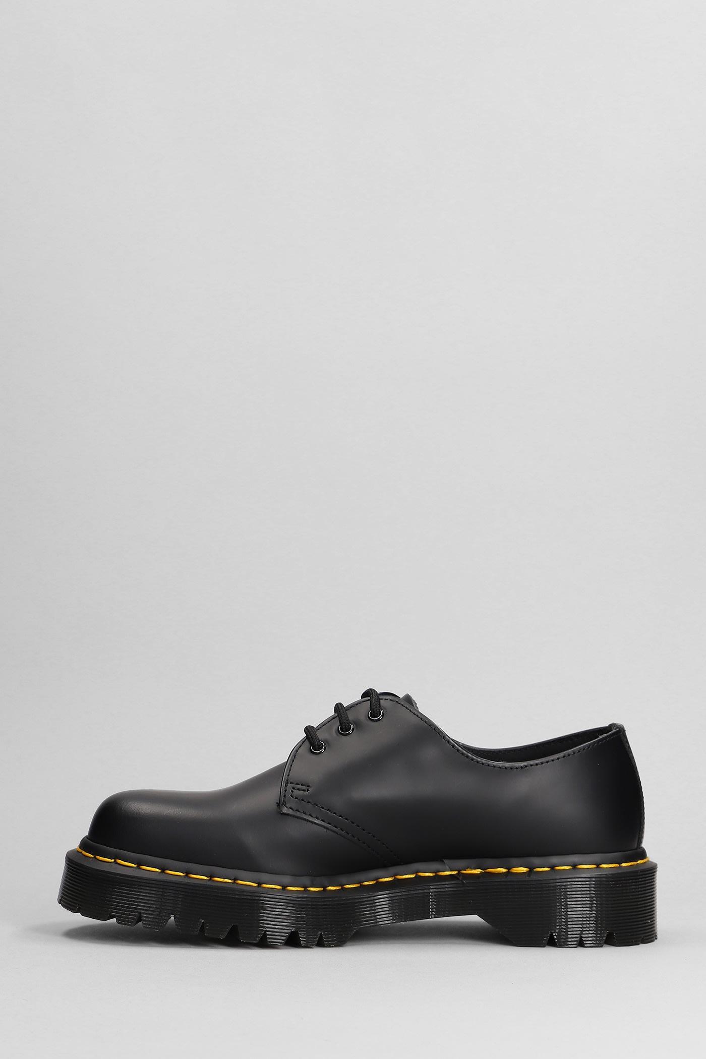 DR. MARTENS' Lace Up And Monkstrap 1461 Leather In Black Product Image