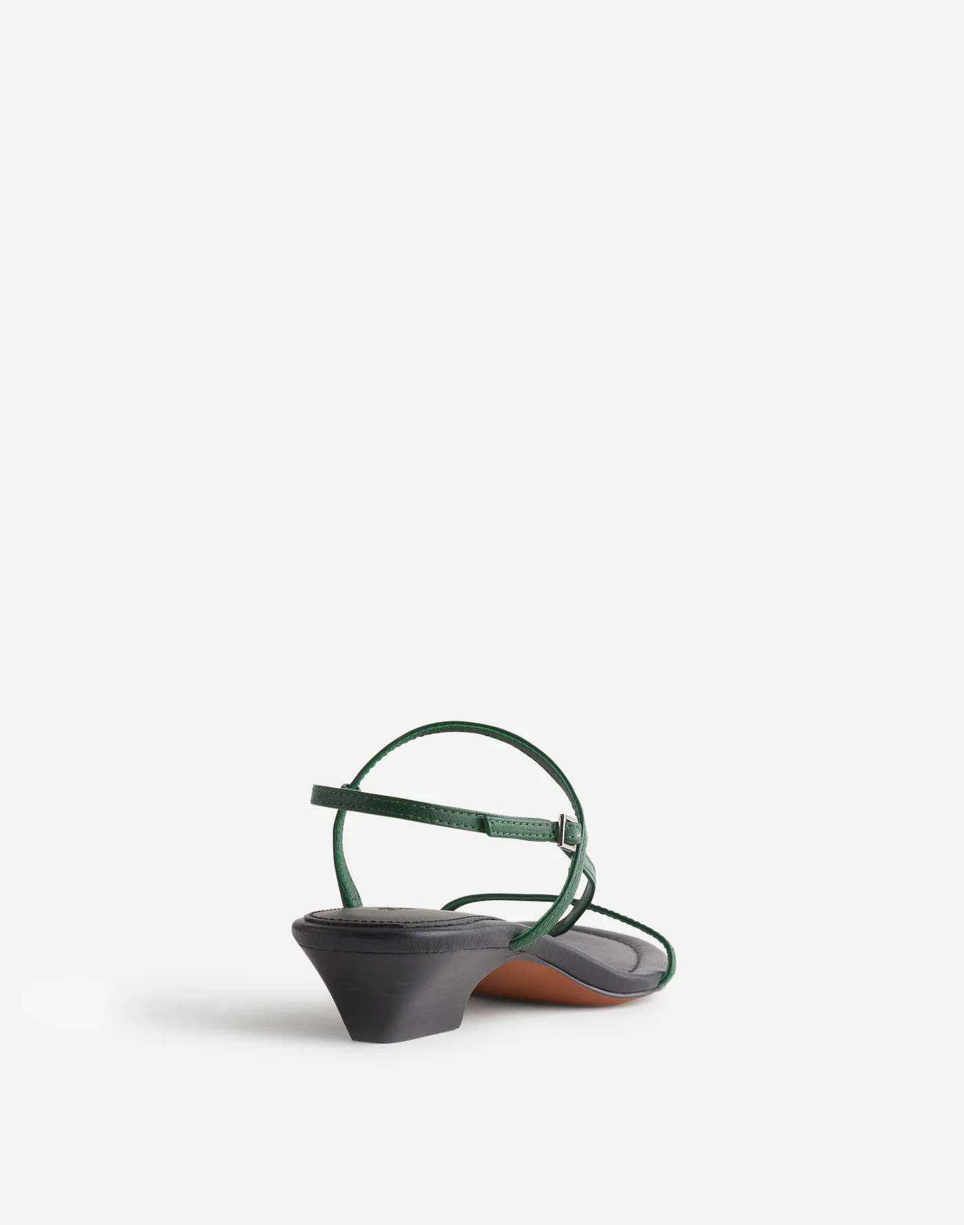 The Maycie Asymmetric T-Strap Sandal Product Image