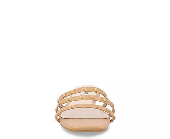 Journee Camarie Women's Embellished Strappy Sandal, Size: 8.5, Beige Product Image