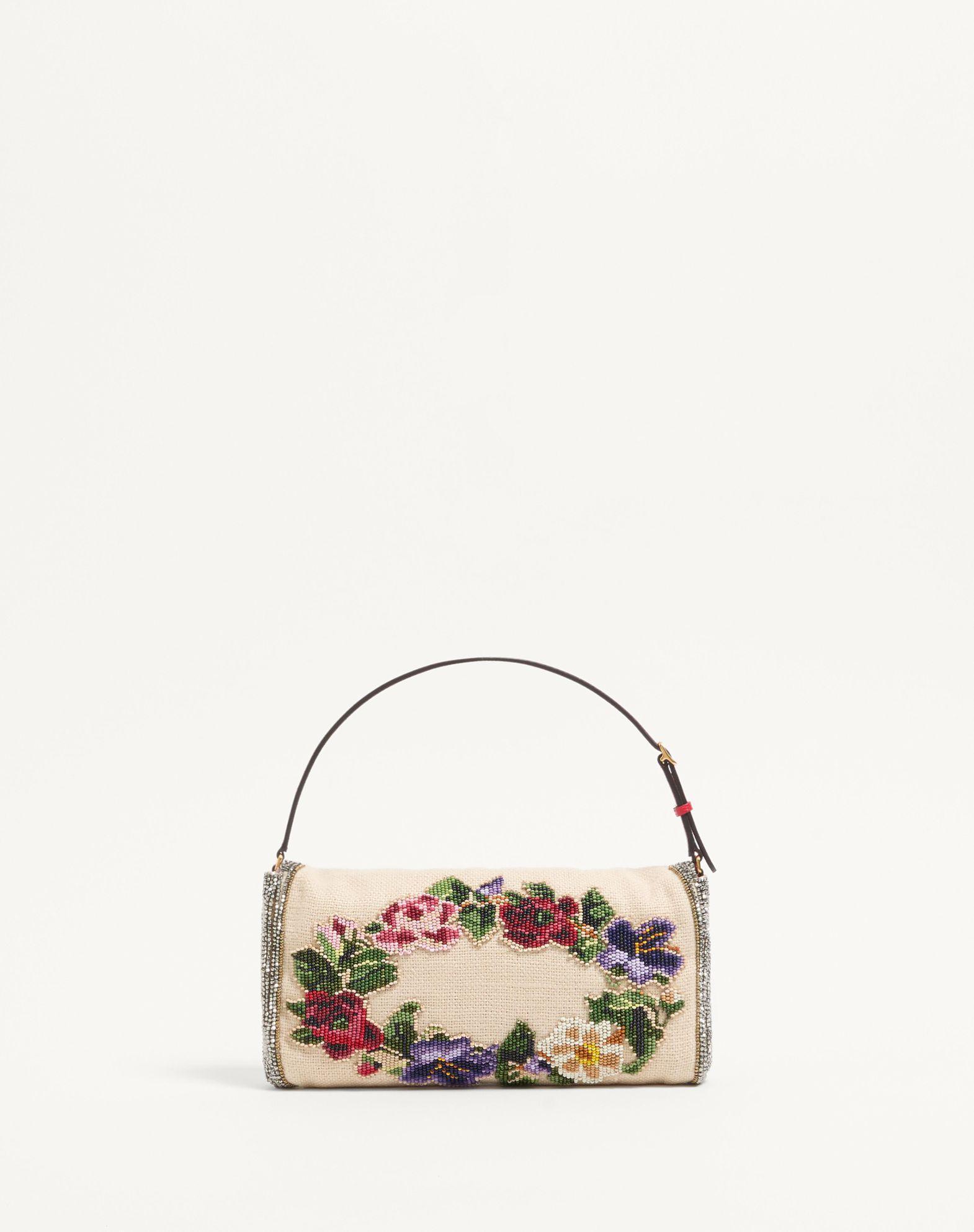 Valentino Garavani Vain Soft Embroidered Small Shoulder Bag Product Image