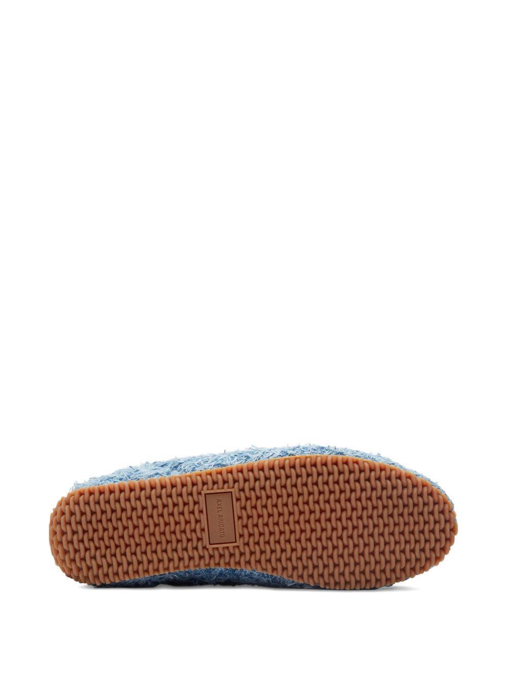 Tact fuzzy-textured lace-up sneakers Product Image