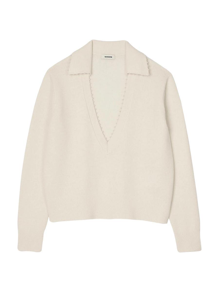 Womens Polo Neck Jumper Product Image