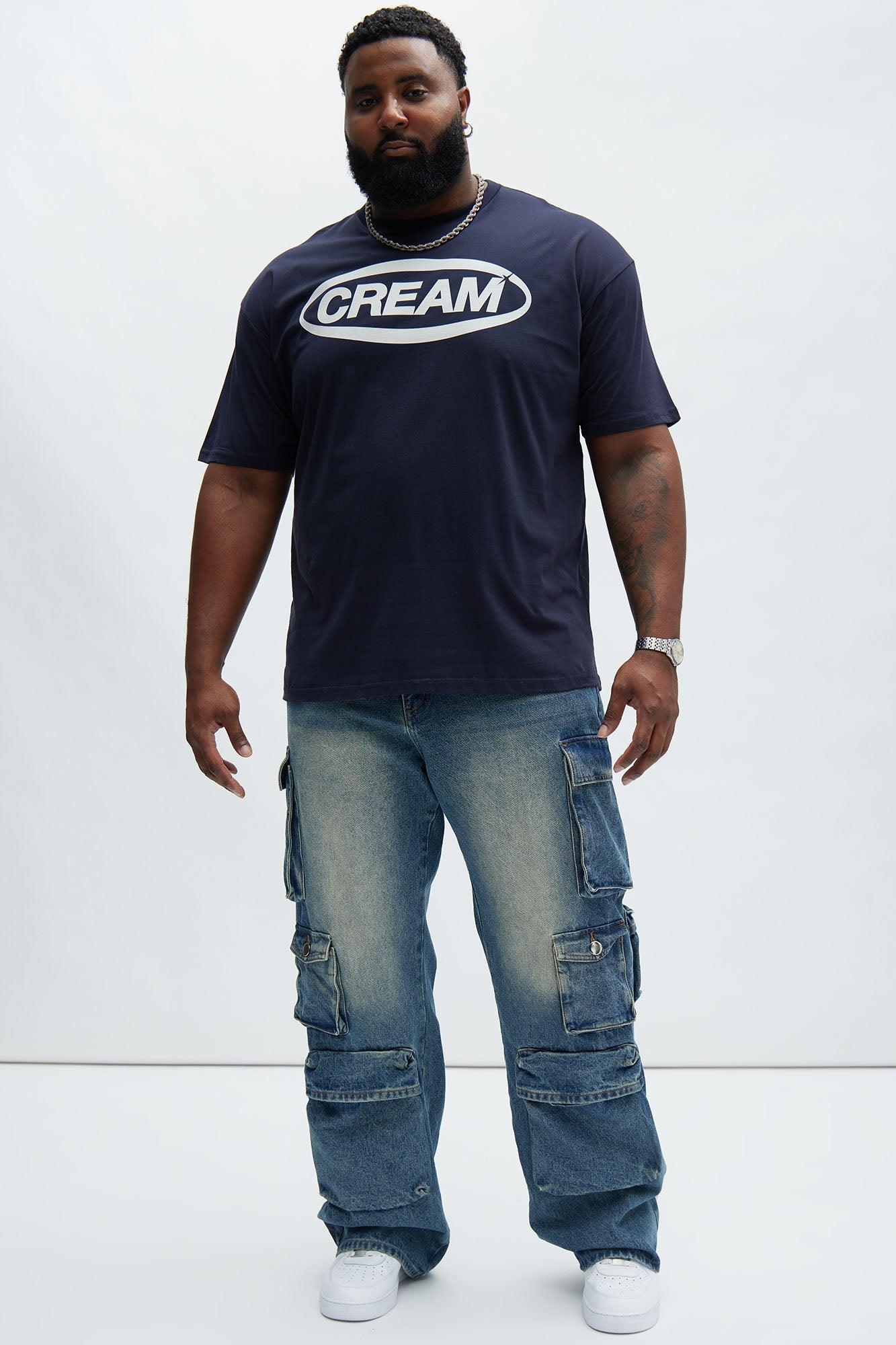 Stay Looking Rigid Straight Carpenter Jeans - VintageBlueWash Product Image