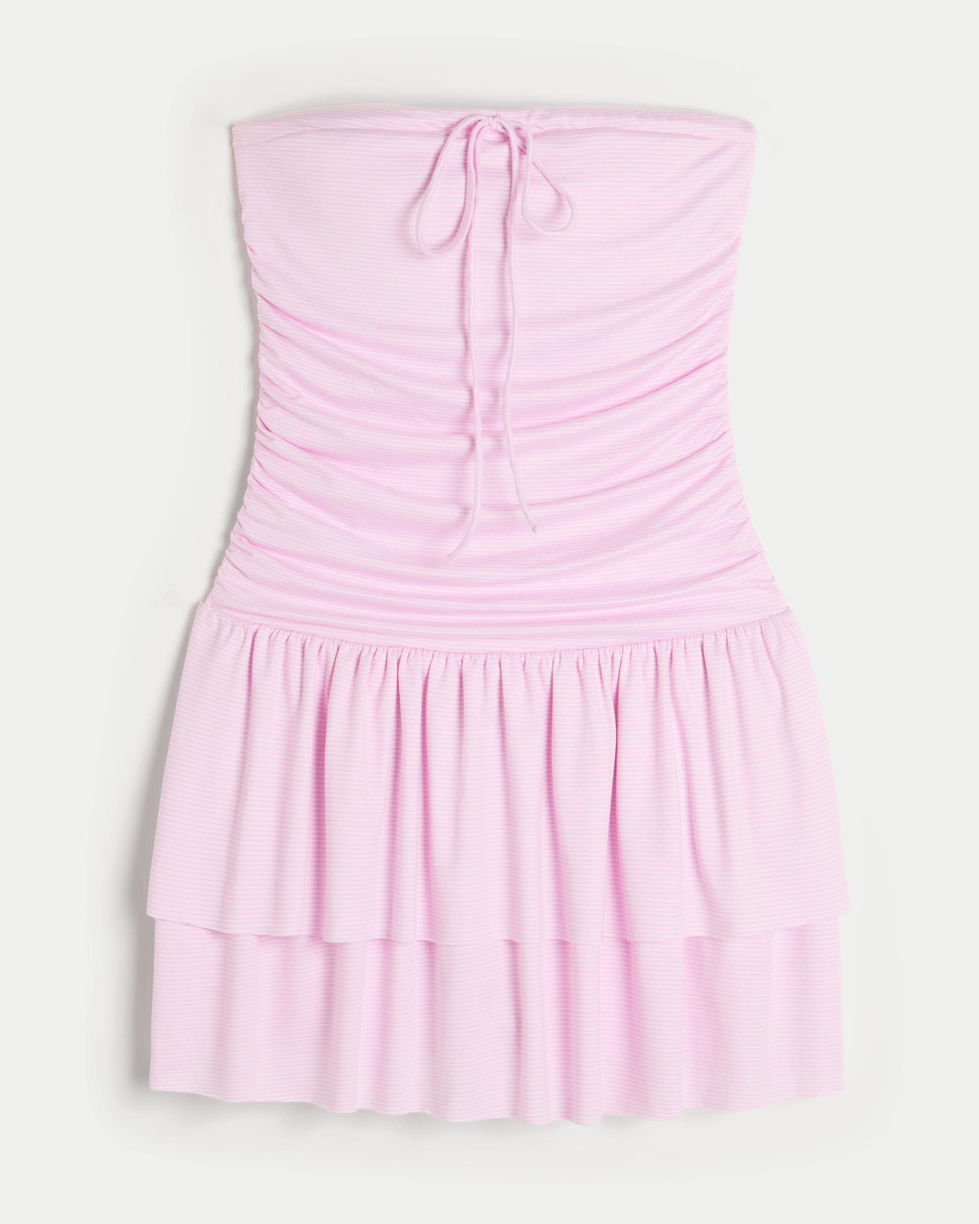 Strapless Knit Skort Dress Product Image