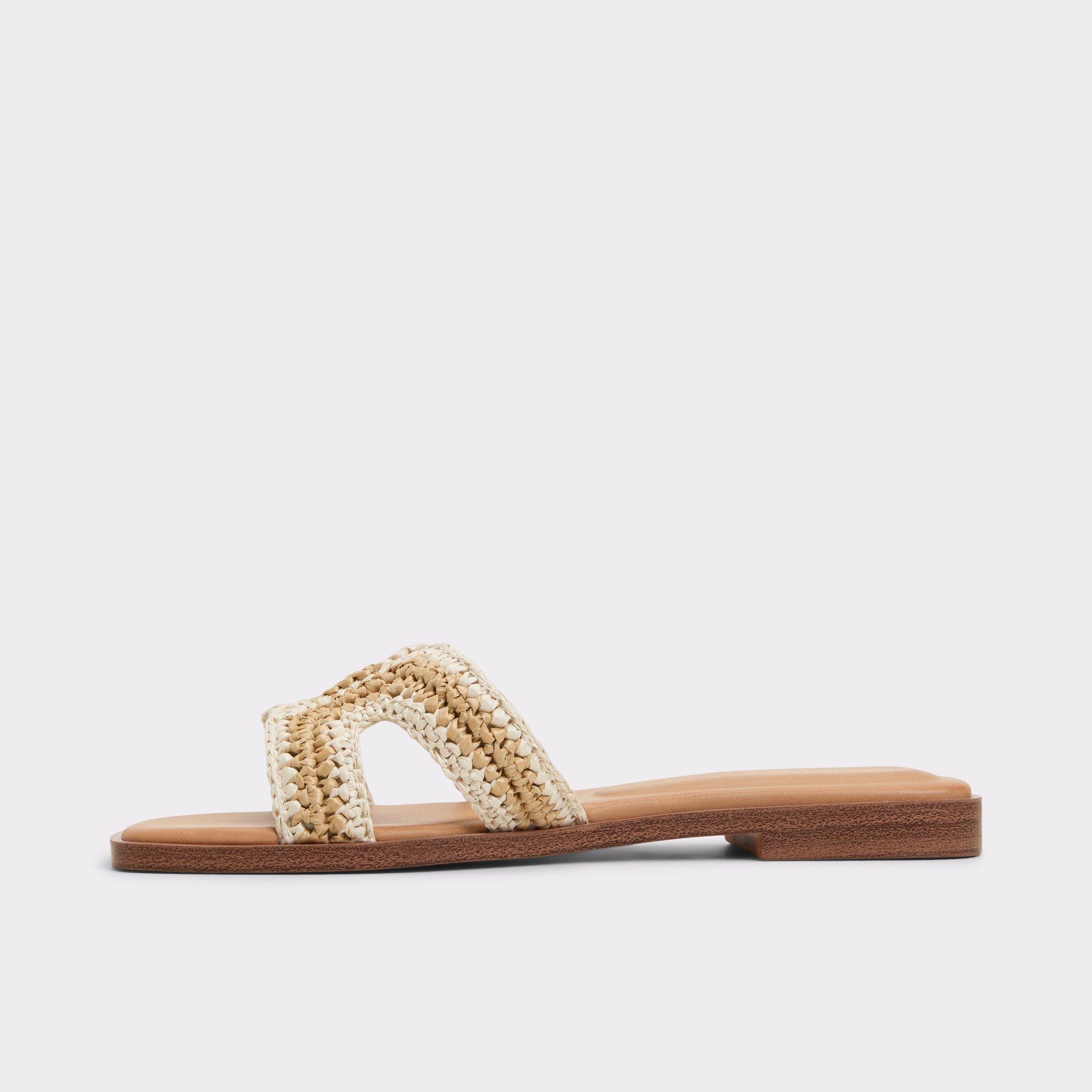 ALDO Itsandal - Women's Flat Sandals - Beige, Size 12 Product Image