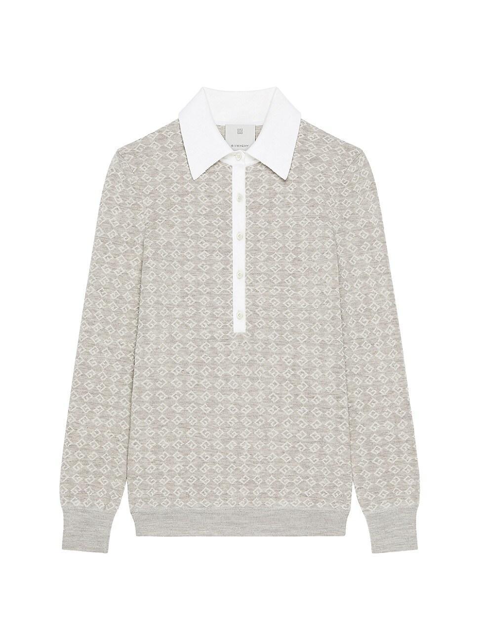 Womens Slim Fit Polo in Monogram 72 Jacquard Product Image
