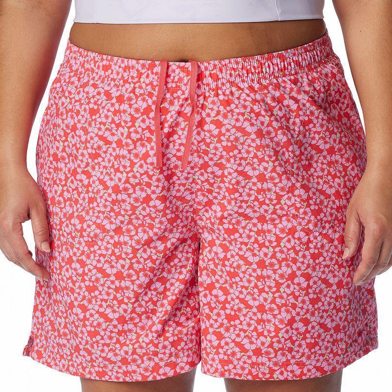Columbia Womens Sandy River II Printed Shorts - Plus Size- Product Image