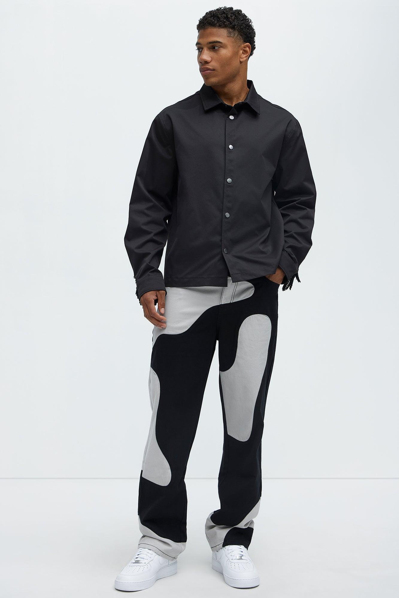 Lava Straight Pants - Black/combo Product Image
