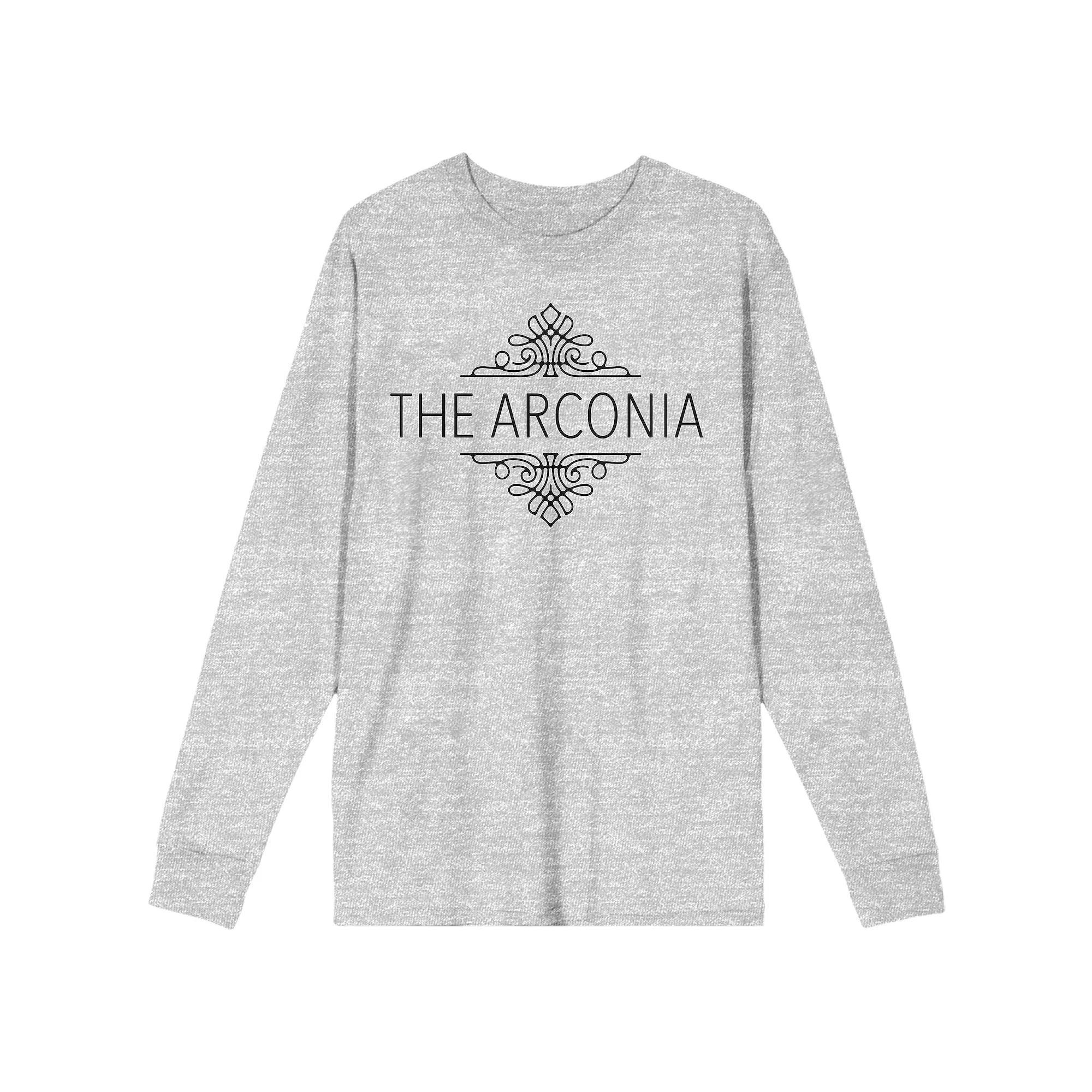 Men's Only Murders In The Building Arconia Logo Graphic Tee, Size: XXL, Gray Product Image