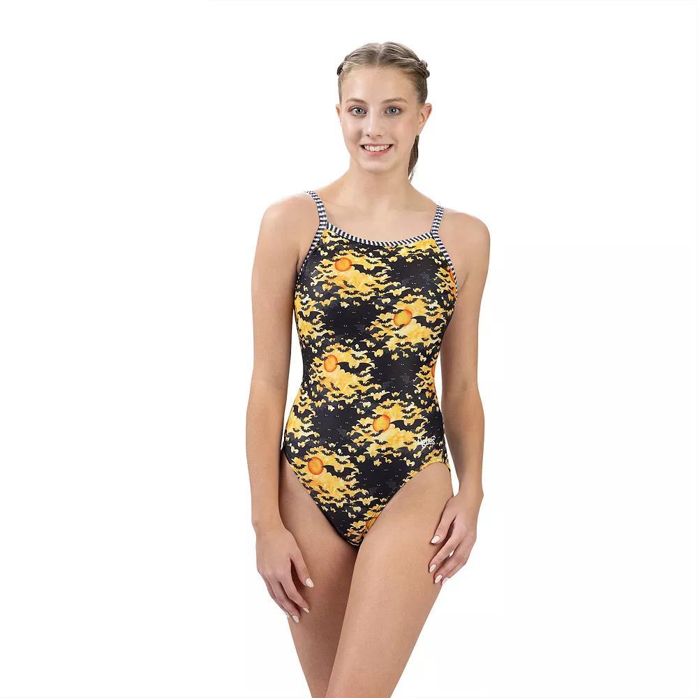 Women's Uglies Bat Dance V-Back One-Piece Swimsuit, Girl's, Size: 36 Product Image