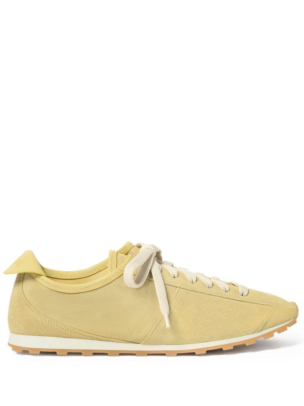 The Tennis suede lace-up sneakers Product Image