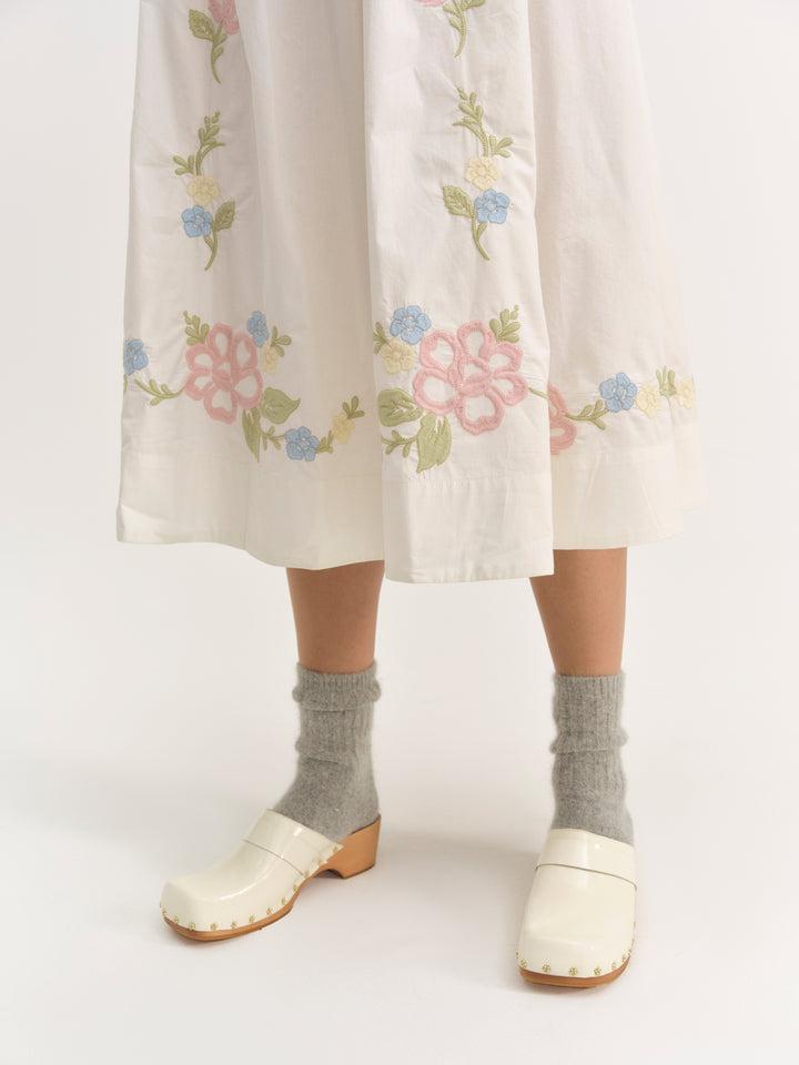Adahlia Clog — Ivory Product Image
