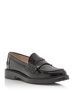 Patent Flat Penny Loafers Product Image